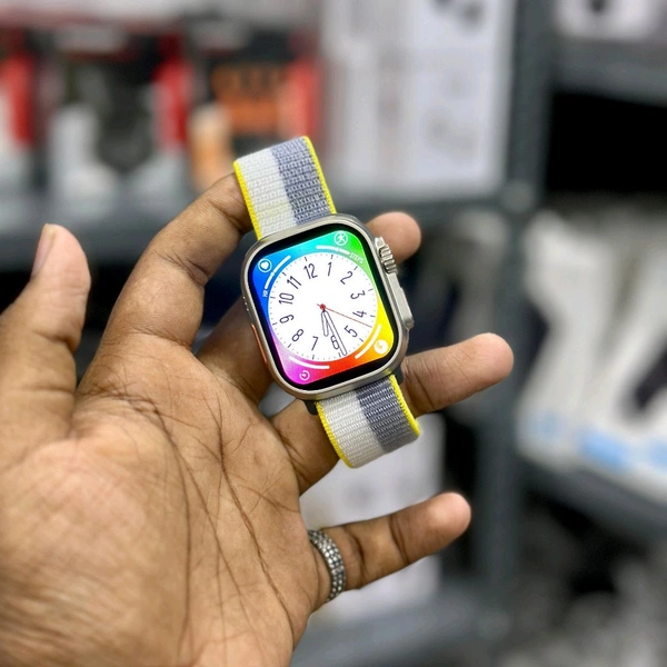 Smartwatch Ultra 2 High Quality Model With Dual Strap, Hd Display With Bluetooth Calling Support, Customized Watch Face