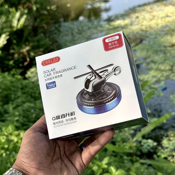 Solar Airplane Aromatherapy Diffuser | Rotating Solar Helicopter Ornament | Car Fragrance Capsule Car Accessories Interior Decoration Car Air Freshener Car Decoration Interior