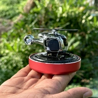 Solar Airplane Aromatherapy Diffuser | Rotating Solar Helicopter Ornament | Car Fragrance Capsule Car Accessories Interior Decoration Car Air Freshener Car Decoration Interior