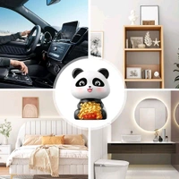 Solar Panda for Car Dashboard - Panda Dashboard Figurines, Solar-Powered Shaking Head Lucky Panda Decoration for Car Dashboard Accessories