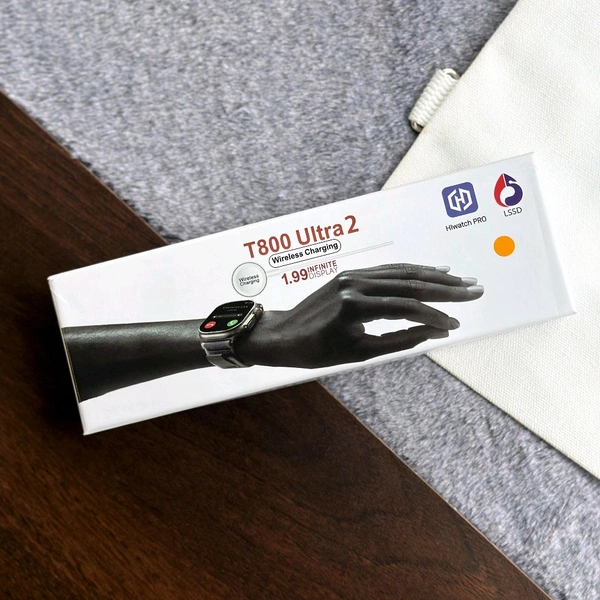 T800 Ultra 2 Best Budget Smartwatch, Hd Display With Bluetooth Calling Support, Customized Watch Face