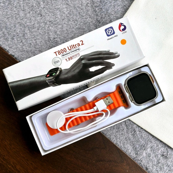 T800 Ultra 2 Best Budget Smartwatch, Hd Display With Bluetooth Calling Support, Customized Watch Face