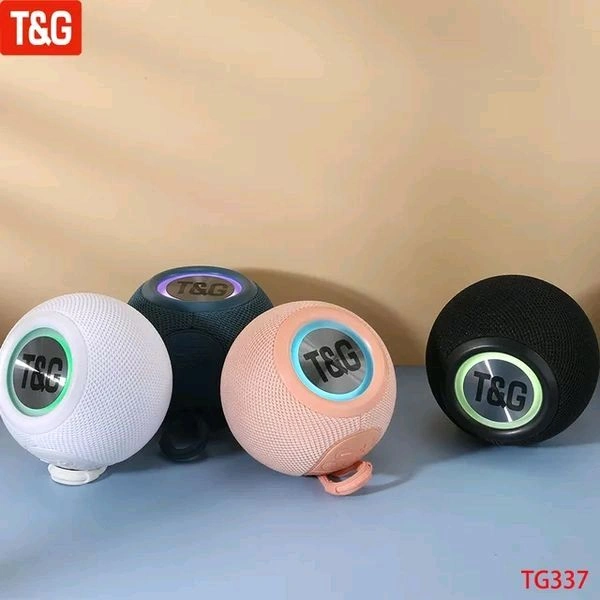 T&G TG337 New Portable Speaker Wireless Bluetooth Speakers 3D Stereo Surround Subwoofer Outdoor Waterproof Loudspeaker - White
