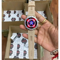 The Very First Time Avenger Edition Scroll Working Smooth Touch With Dynamic Round Amoled Screen And All Real Accurate Working Sensors