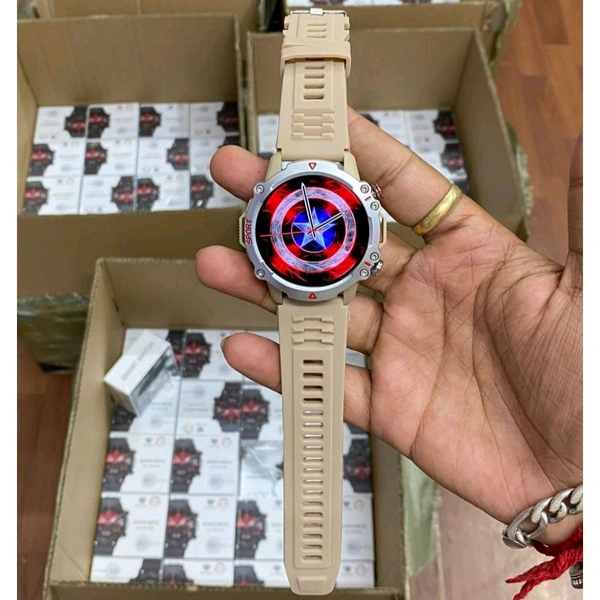 The Very First Time Avenger Edition Scroll Working Smooth Touch With Dynamic Round Amoled Screen And All Real Accurate Working Sensors