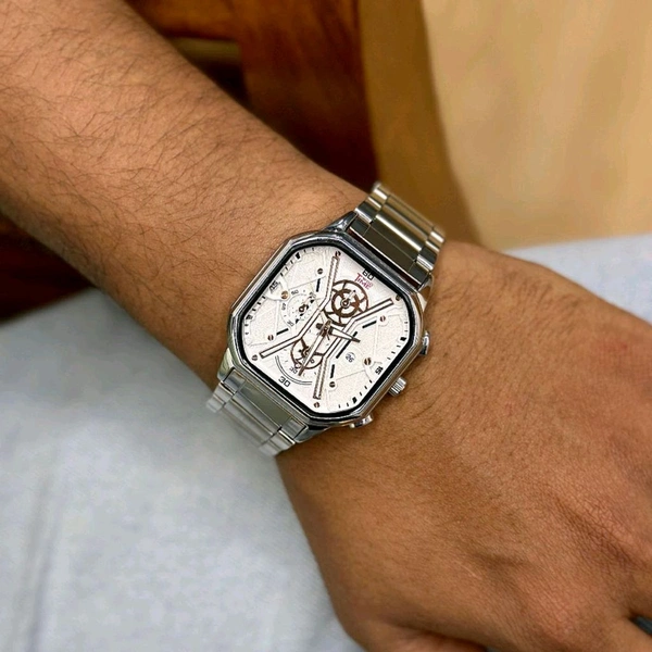 V9 Analog Quartz Movement Watch With High Quality Strap Best finishing Body & Case