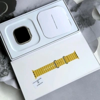 Watch Series 8 Ultra 49MM Smartwatch With Total 4 Free Top Quality Straps | Real Clip And Screw | Logo On/Off