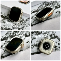 Watch Series 8 Ultra 49MM Smartwatch With Total 4 Free Top Quality Straps | Real Clip And Screw | Logo On/Off