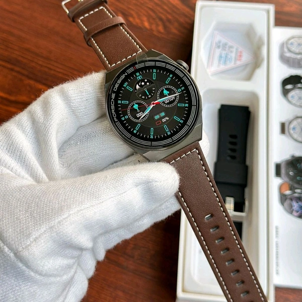 Wearfit DT3 Pro Porsche Design Premium Smartwatch With Dual Strap