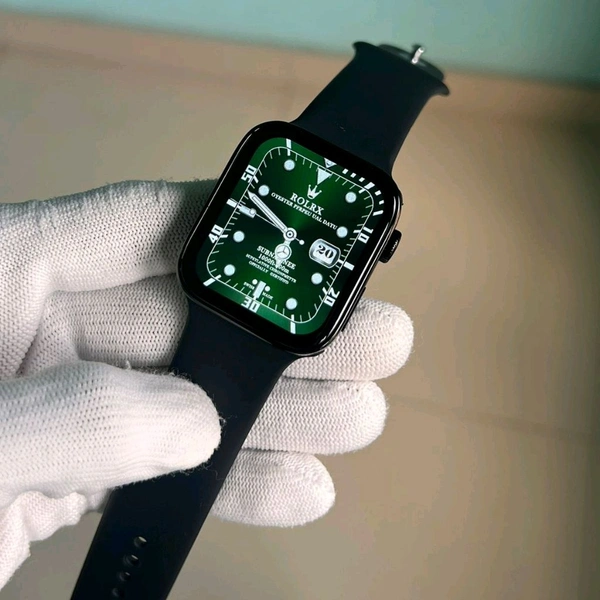 Wearfit HW8 Max Series 8 44mm Smartwatch Full Screen | NFC Support | Best Software Experience and Always On Display With Wireless Charging Support - Black