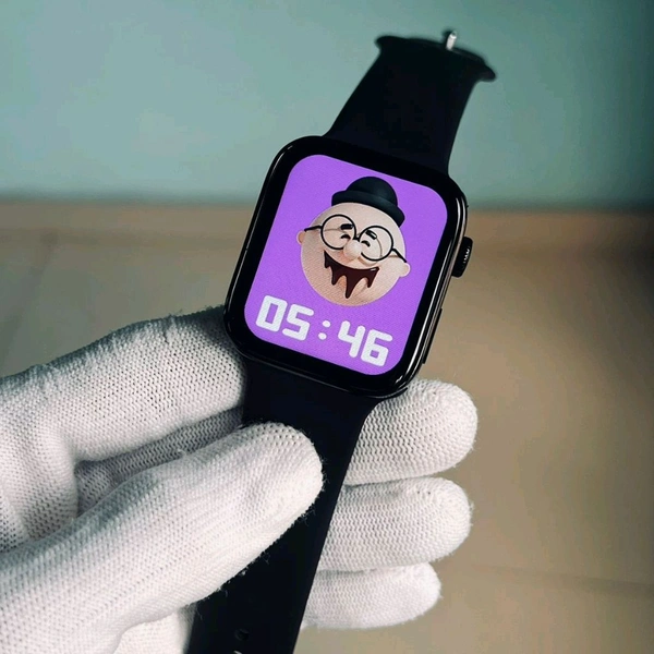 Wearfit HW8 Max Series 8 44mm Smartwatch Full Screen | NFC Support | Best Software Experience and Always On Display With Wireless Charging Support - Black