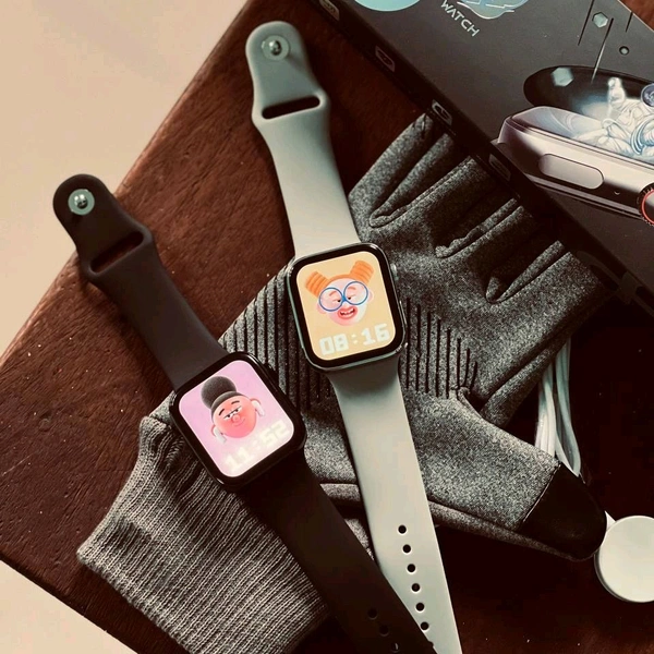 Wearfit HW8 Max Series 8 44mm Smartwatch Full Screen | NFC Support | Best Software Experience and Always On Display With Wireless Charging Support - Gray