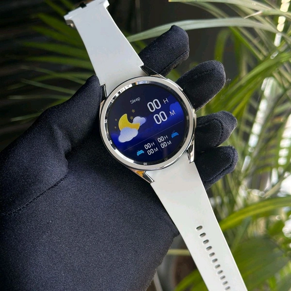 Wearfit Watch 6 Classic Premium Smartwatch With AMOLED Display With Compatible Os Android & IOS