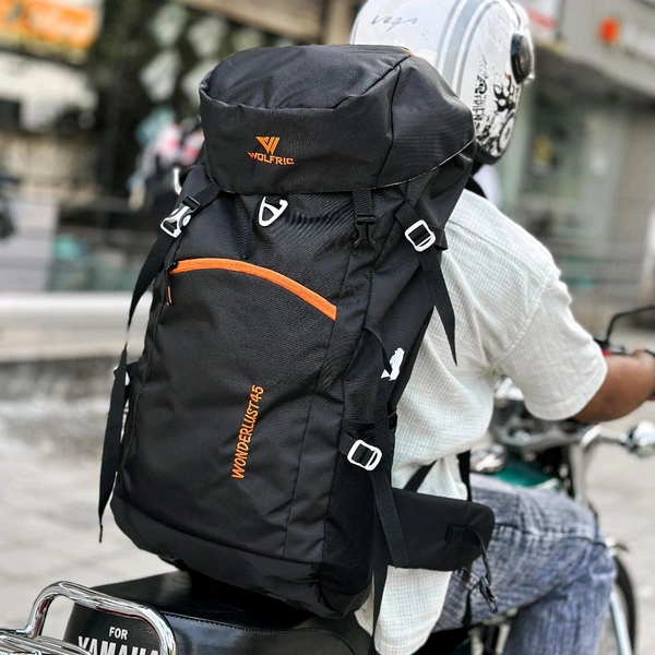Wonderlust45 Trekking Bag, High Capacity With High End Quality Collection - Orange