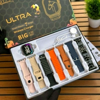 X10 Ultra 7-in-1 Strap Series 10 Smartwatch (45mm) – Bluetooth Calling, Fitness Tracker, Heart Rate & ECG Monitor, Multi-Sport Modes, Sleep Tracking & Wireless Charging