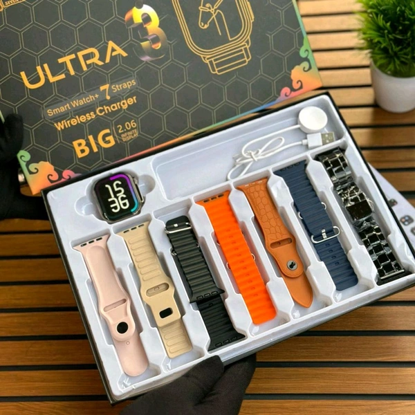 X10 Ultra 7-in-1 Strap Series 10 Smartwatch (45mm) – Bluetooth Calling, Fitness Tracker, Heart Rate & ECG Monitor, Multi-Sport Modes, Sleep Tracking & Wireless Charging