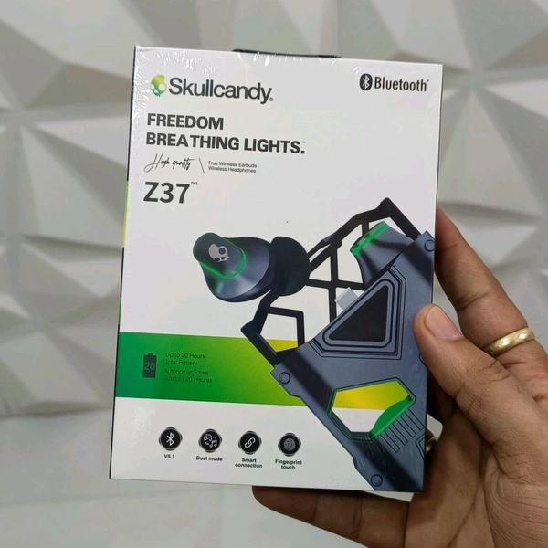 Z27 High Quality Metal Body Tws With Premium Neck Chain, Best Gaming Wireless Buds - Red