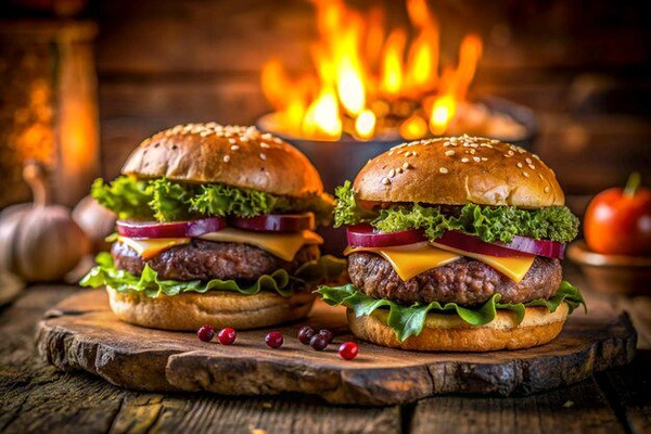 SPICY VEG BURGER 