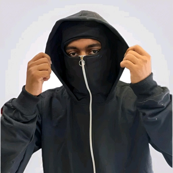 🔥 Unleash Your Style with Our New Hoodie! 🔥

Introducing the ultimate blend of comfort and edge – our Stylish Black Hoodie with a unique face-covering feature! Perfect for those who dare to be different. - Black, S