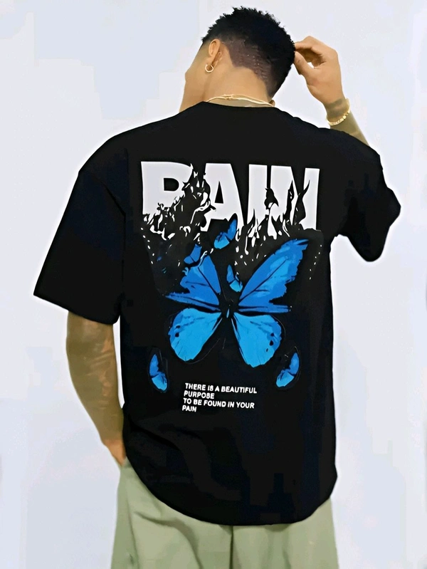 Unleash Your Unique Style with Our Graphic Tee Collection! 🔥

Calling all rappers, gangsters, and streetwear aficionados! It’s time to elevate your wardrobe with our eye-catching Graphic Tee, featuring a captivating blue butterfly design alongside the powerful word “PAIN.” This tee is tailor-made for the bold and fearless youth of 2025!
 - Black, S