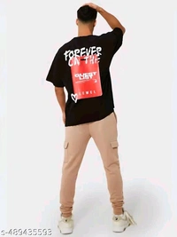 🎉 Get Noticed with Our "Forever on the Guest List" Tee! 🎉

Calling all rappers, young trendsetters, and stylish adults! Elevate your wardrobe with this oversized black tee that features a bold graphic saying "Forever on the Guest List."
 - Black, Xl