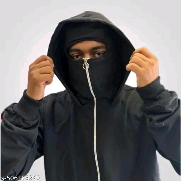 🔥 Unleash Your Style with Our New Hoodie! 🔥

Introducing the ultimate blend of comfort and edge – our Stylish Black Hoodie with a unique face-covering feature! Perfect for those who dare to be different. - Black, M