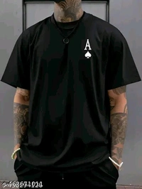 Gambler's Edge Tee – This name evokes the thrill of taking risks, resonating with those who appreciate the excitement of life’s uncertainties. - Black, L