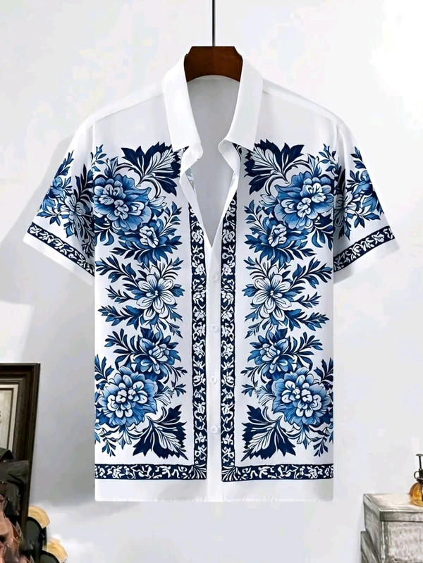 Elysian Floral Elegance ~ This name suggests heavenly beauty and sophistication, perfect for a high-end garment. - White, XS