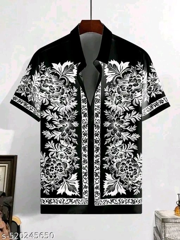 Elysian Floral Elegance ~ This name suggests heavenly beauty and sophistication, perfect for a high-end garment. - Black, XS