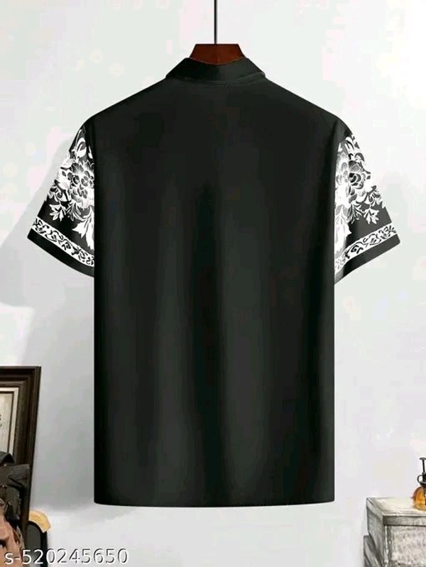 Elysian Floral Elegance ~ This name suggests heavenly beauty and sophistication, perfect for a high-end garment. - Black, XS