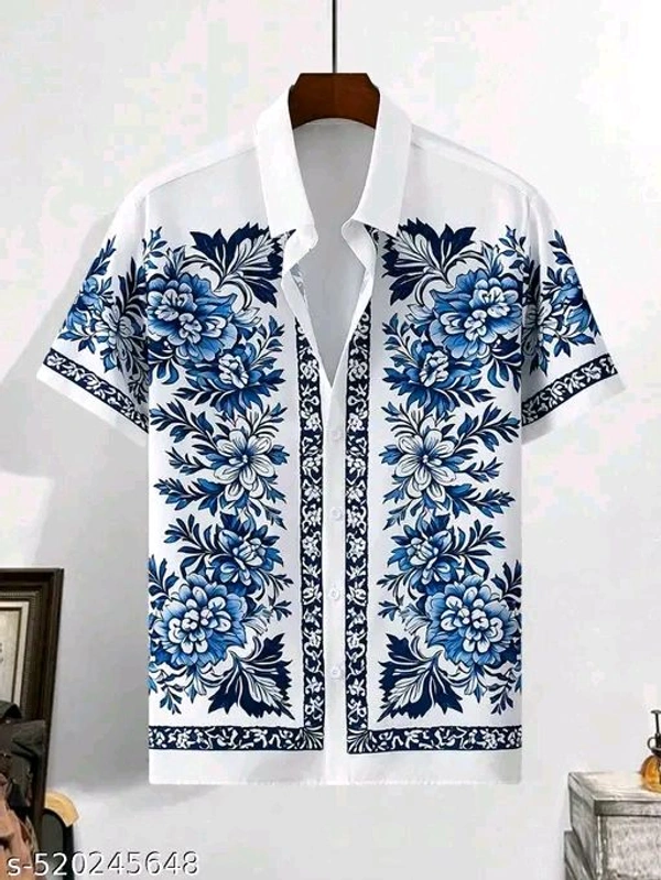 Elysian Floral Elegance ~ This name suggests heavenly beauty and sophistication, perfect for a high-end garment. - White, M