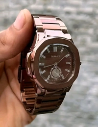 Rose Titan Chronograph Watch
Elevate your wristwear with the Rose Titan Chronograph, a bold fusion of elegance.Crafted with a polished rose gold-tone stainless steel body and featuring a sleek octagonal dial. With detailed minute markers and a stylish sub-dial, it's designed for those who value both precision and fashion. Ideal for formal occasions or upscale everyday wear. - Bourbon