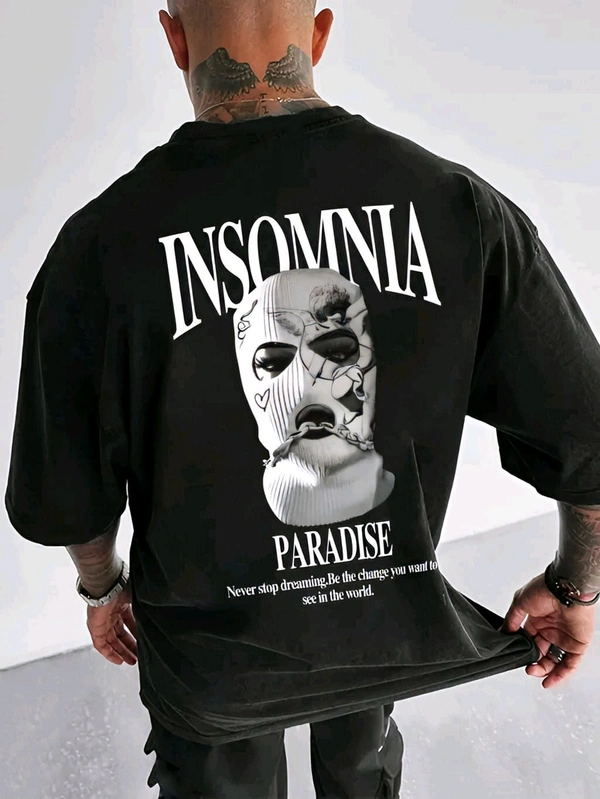 Insomnia Paradise Tee
The Insomnia Paradise Tee is where raw street energy meets bold visual storytelling. Featuring a powerful monochrome balaclava graphic and impactful typography, this oversized black shirt challenges the norms with its rebellious attitude and aspirational message: “Never stop dreaming." Ideal for those who find inspiration in chaos and style in self-expression. - Black, S