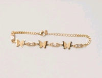 Symbolic Elegance Butterfly Gold Bracelet