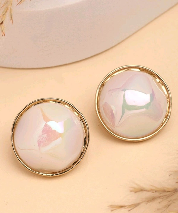 Elegant premium New fashion Bohemian big pearl studs earring
