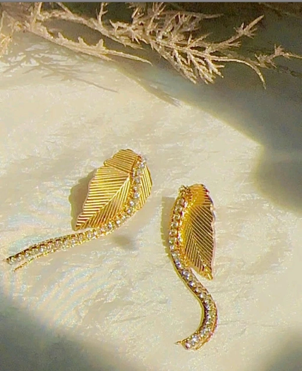 Imitation Leaf Earrings