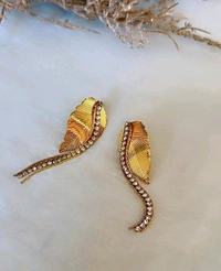 Imitation Leaf Earrings
