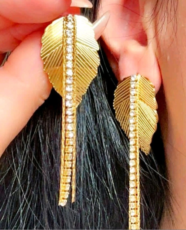 Imitation Leaf Earrings