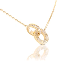Circle In Circle Charm Necklace