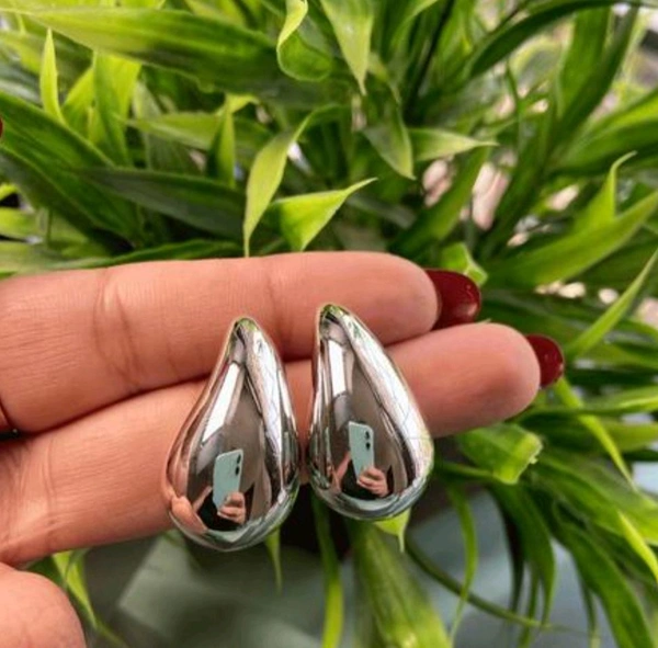 Beautiful Silver Drop Design Earing