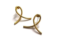 Twisted drop earrings