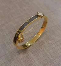  Graceful Unique Lock Key Flat Bracelet & Bangles