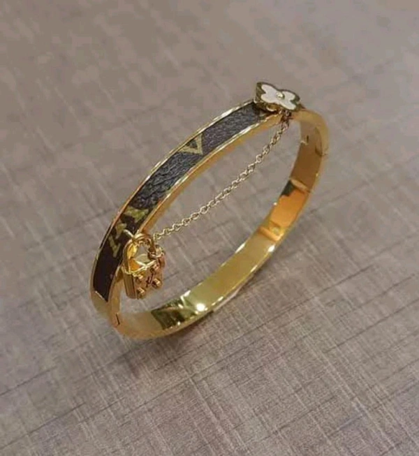  Graceful Unique Lock Key Flat Bracelet & Bangles