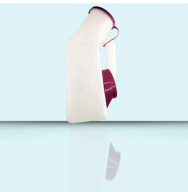 Urine Pot for Unisex Men And Women for Bed Patient  - White