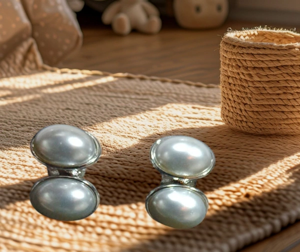 Silver Plated Pearl Earrings & Studs