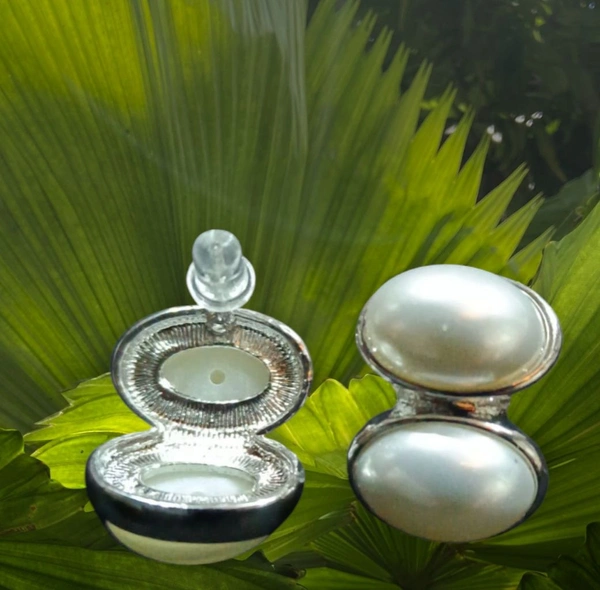 Silver Plated Pearl Earrings & Studs