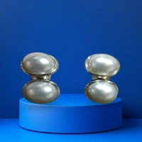 Silver Plated Pearl Earrings & Studs
