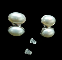 Silver Plated Pearl Earrings & Studs
