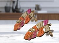 Leaf Design Multicolour Earrings & Studs