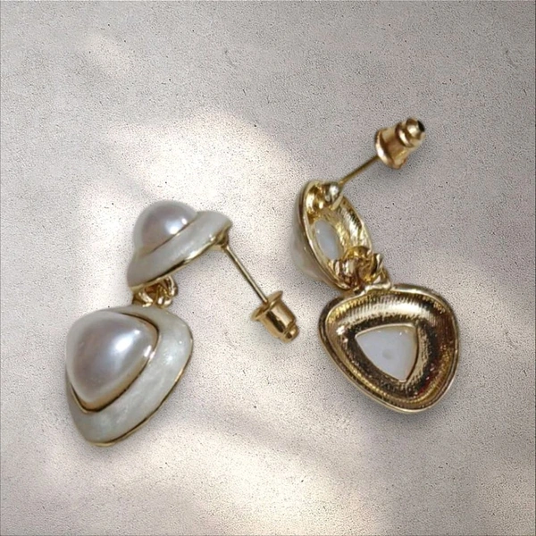 Gold Plated Pearl Earrings & Studs 